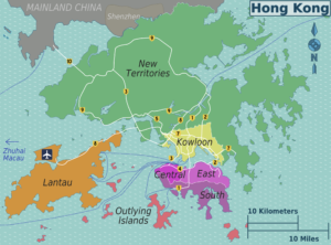 mapa hong kong